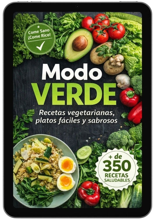 Libro Modo Verde – Recetas Vegetarianas Platos fáciles y sabrosos
